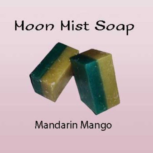 Mandarin and Mango - Handmade Homemade Bar Soap - 6 ounce bar - Picture 1 of 1